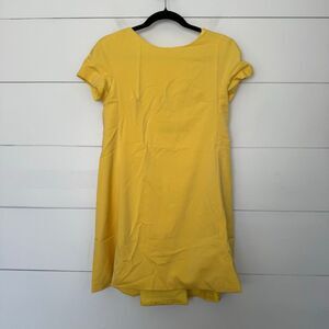 Vivi Party Women’s Small Yellow Bow Mini Dress